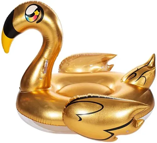 Golden Swan Pool Float